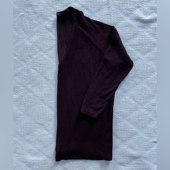 Brandy Melville v-neck longsleeve Tunic Top - Picture 3 of 8